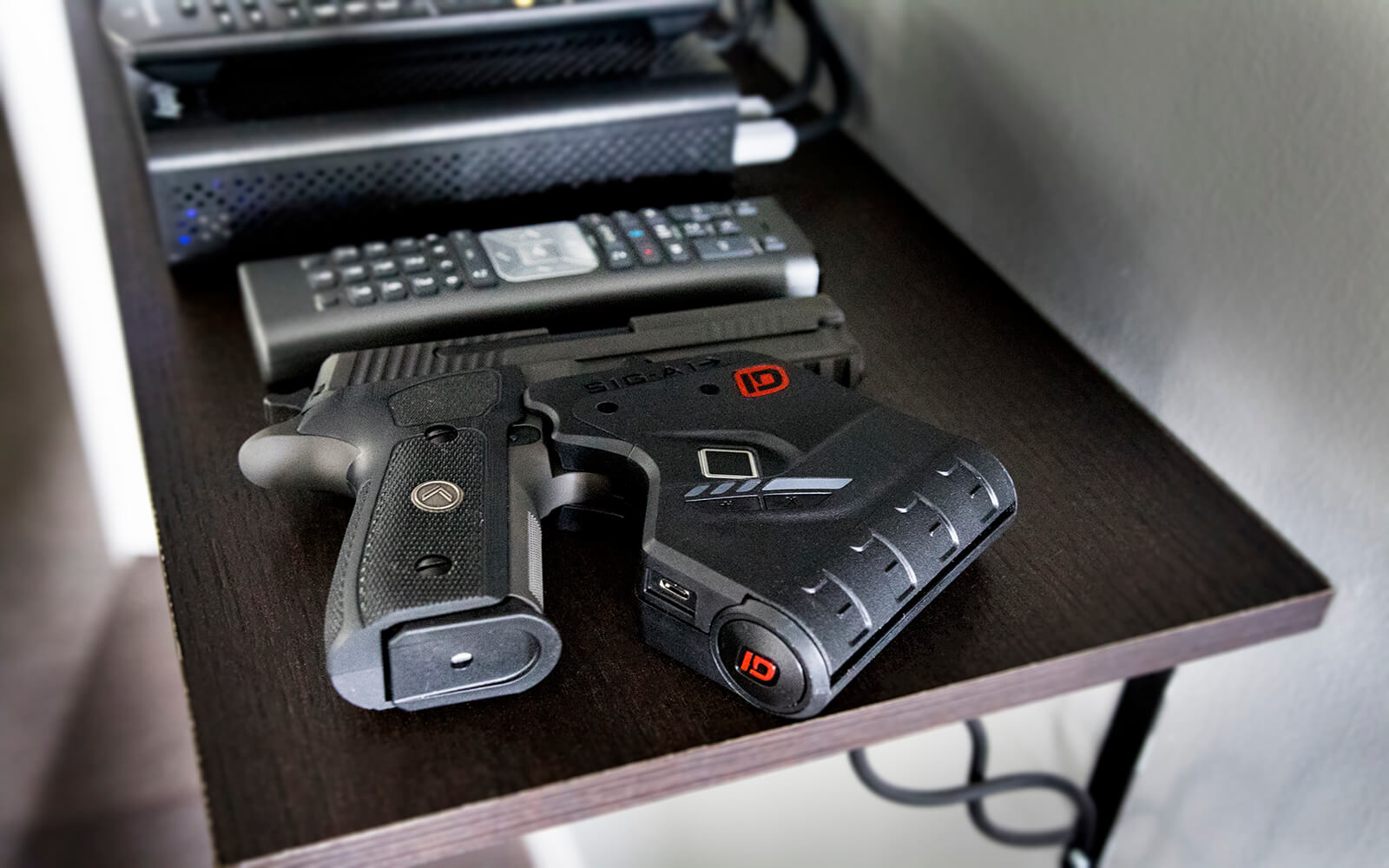 Biometric Fingerprint Gun Lock in Home